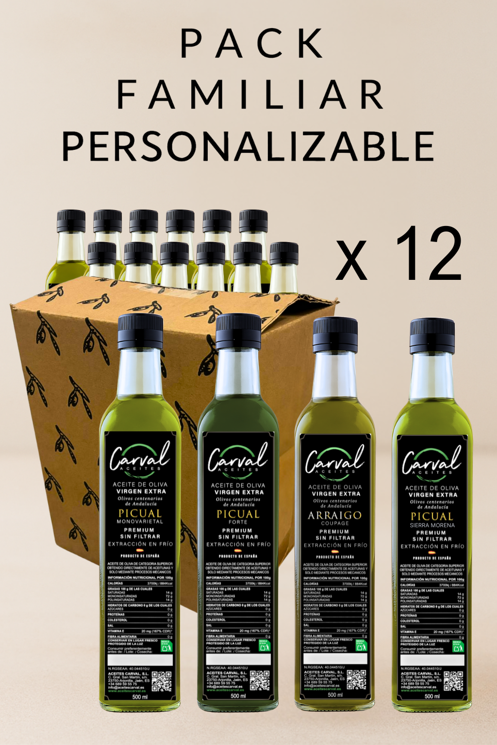 Pack Personalizable 12 x 500ml - Imagen 2
